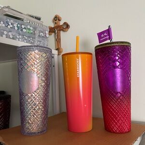 Starbucks Vibrant Tumbler Trio